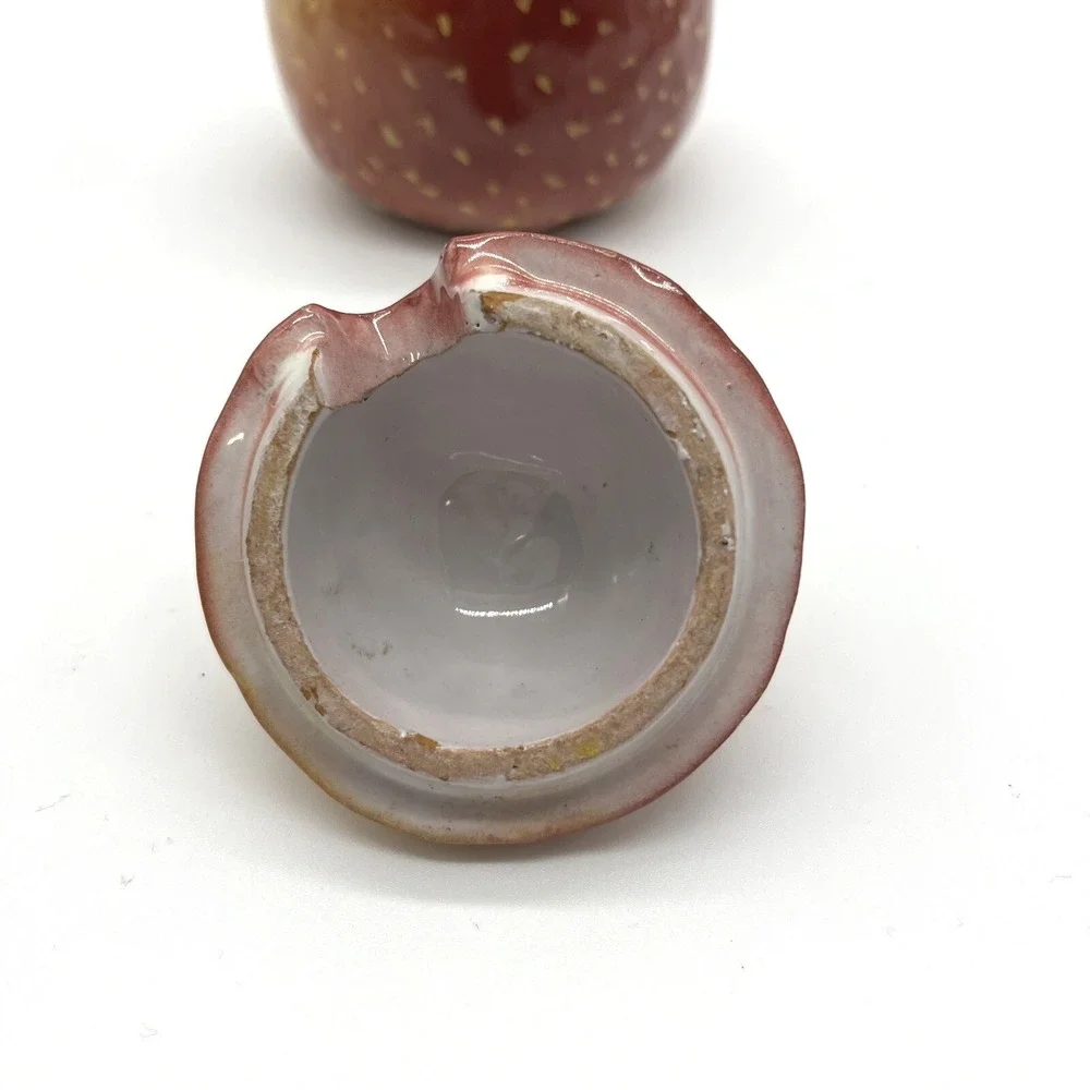 Handmade Ceramic Berry Sugar Bowl‎ with Lid Spoon Rest Unique Kitchen Decor